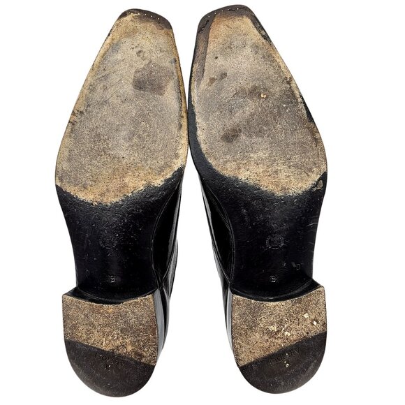 Italian Artioli Mens size 9 Smokey Brown Grey Leather Dress Shoes Luxury Oxfords - Picture 4 of 13